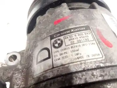 Peça sobressalente para automóvel em segunda mão compressor de ar condicionado a/a a/c por otras marcas de  referências oem iam 64626905643 bmw e46 320d año 98  