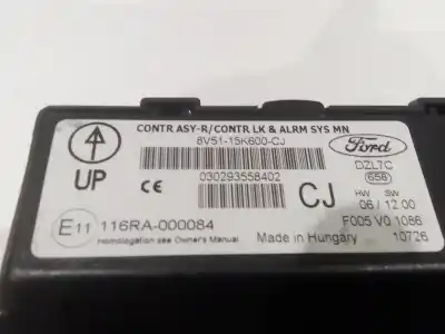 Автозапчастина б/у електронний модуль для ford fiesta vi (cb1, ccn) 1.25 посилання на oem iam 8v5115k600cj 8v51-15k600-cj 030293558402