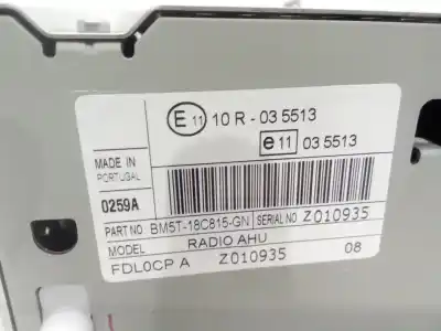Автозапчастина б/у аудіо система / радіо cd для ford focus iii 1.6 tdci посилання на oem iam bm5t18c815gn bm5t-18c815-gn 
