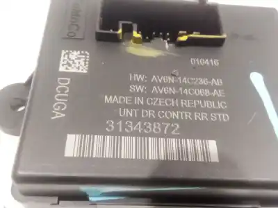 Second-hand car spare part electronic module for volvo v40 fastback (525) d2 oem iam references 31343872 av6n14c236ab av6n-14c236-ab