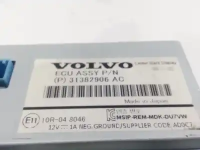 Second-hand car spare part multifunction display for volvo v40 fastback (525) d2 oem iam references 31382906  