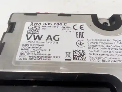 Second-hand car spare part electronic module for cupra formentor (km7) 2.0 tdi oem iam references 5wa035284c 5wa 035 284 c 206viwpa74745