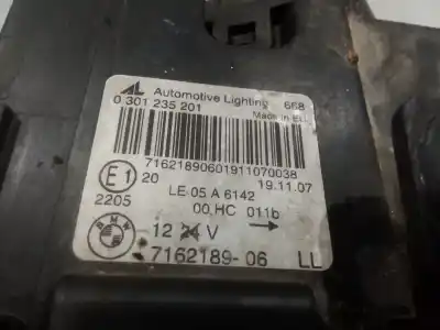 Second-hand car spare part left headlight for bmw x3 (e83) 2.0 sd oem iam references 63127162189 63 12 7 162 189 7162189