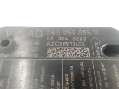 Автозапчастина б/у блок управління подушками безпеки для seat toledo iv (kg3) 1.6 tdi посилання на oem iam 34d959655b 34d 959 655 b a2c30911106