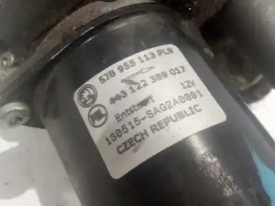 Автозапчасти б/у мотор переднего стеклоочистителя за seat toledo iv (kg3) 1.6 tdi ссылки oem iam 5jb955023d  5jb955113