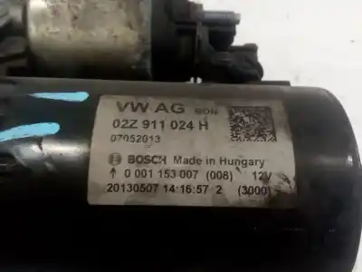 Автозапчастина б/у двигун запускається для seat toledo iv (kg3) 1.6 tdi посилання на oem iam 02z911024h  