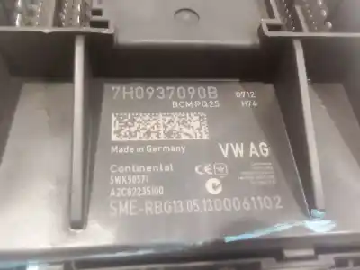 Автозапчастина б/у блок управління комфортом для seat toledo iv (kg3) 1.6 tdi посилання на oem iam 7h0937090b 5wk50571 a2c82235100