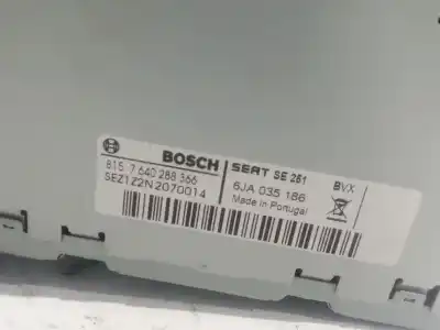 Автозапчасти б/у аудиосистема / радио cd за seat toledo iv (kg3) 1.6 tdi ссылки oem iam 6ja035186 6ja 035 186 815 7 640 288 366