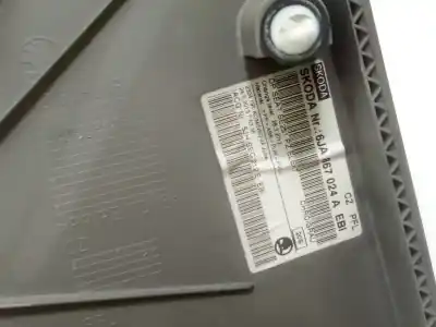 Автозапчастина б/у обликка задніх правіх дверей для seat toledo iv (kg3) 1.6 tdi посилання на oem iam 6ja867024a 6ja 867 024 a 