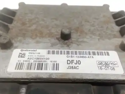 Автозапчастина б/у ебу контролер двигуна для ford fiesta vi (cb1, ccn) 1.25 посилання на oem iam g1b112a650aya g1b1-12a650-aya a2c10654100