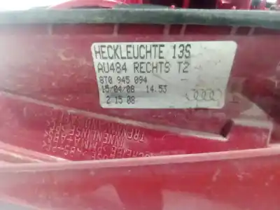 Автозапчасти б/у внутренний правый задний фонарь за audi a5 (8t3) 1.8 tfsi ссылки oem iam 8t0945094  