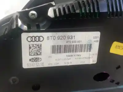 Автозапчастина б/у панель інструментів для audi a5 (8t3) 1.8 tfsi посилання на oem iam 8t0920931x  8t0920931