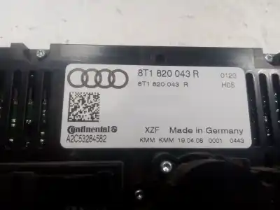 Автозапчастина б/у клімат-контроль для audi a5 (8t3) 1.8 tfsi посилання на oem iam 8t1820043r  