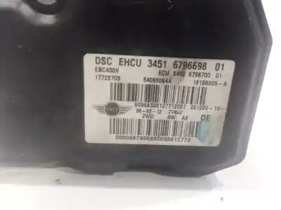 Автозапчастина б/у абс для mini mini (r56) cooper d посилання на oem iam 3451679669801   Автозапчастина б/у абс для mini mini (r56) cooper d посилання на oem iam 3451679669801