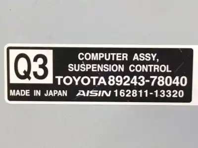 Автозапчасти б/у электронный модуль за lexus nx (_z1_) 300h awd (ayz15) ссылки oem iam 8924378040  