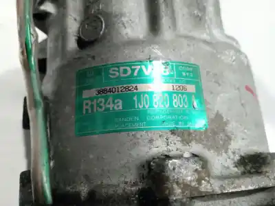 Peça sobressalente para automóvel em segunda mão compressor de ar condicionado a/a a/c por seat toledo ii (1m2) 1.9 tdi referências oem iam 1j0820703  