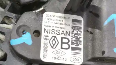 Автозапчастина б/у генератор для renault espace v (jr_) 1.6 dci 160 посилання на oem iam 231004be0b 23100 4be0b f000bl0814
