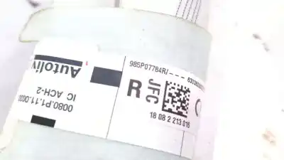 Автозапчасти б/у передняя правая подушка безопасности за renault espace v (jr_) 1.6 dci 160 ссылки oem iam 985p07784r  