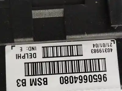 Second-hand car spare part fuse box unit for al de  oem iam references 9650664080  307 1.6 16v