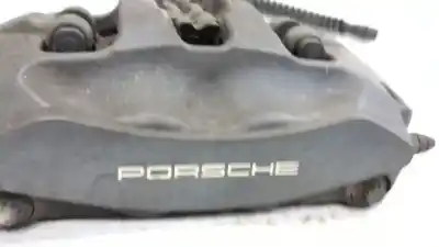 Автозапчастина б/у задній лівий гальмівний супорт для porsche cayenne (92a) 3.0 diesel посилання на oem iam 7p0615428 7p0 615 428 