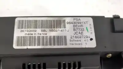 Second-hand car spare part climate control for otras marcas de  oem iam references 96430991xt  307 xsara 206
