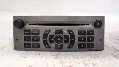 Peça sobressalente para automóvel em segunda mão sistema de áudio / rádio cd por peugeot 407 (6d_) 1.8 16v (6d6fyc) referências oem iam 9659142777
