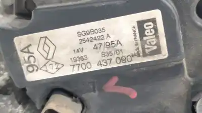 Автозапчасти б/у генератор за renault clio ii (bb_, cb_) 1.2 lpg (bb0a, cb0a) ссылки oem iam 7700437090  