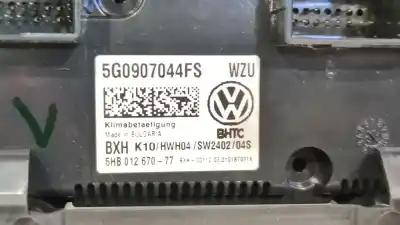 Second-hand car spare part climate control for vw t-roc (a11, d11) 2.0 tdi scr oem iam references 5g0907044fs 5hb01267077 