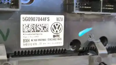 Second-hand car spare part climate control for vw t-roc (a11, d11) 2.0 tdi scr oem iam references 5g0907044fs 5hb01267077 