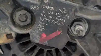Peça sobressalente para automóvel em segunda mão alternador por renault clio iii * referências oem iam 8200660033  0124425071