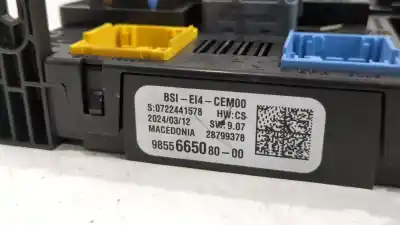 Second-hand car spare part bsi control unit for opel mokka 1.2 (76) oem iam references 985566508000  