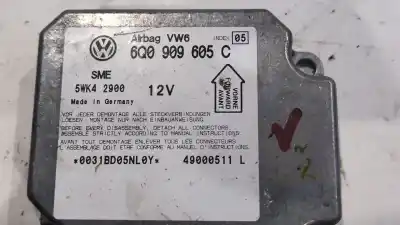 Автозапчасти б/у блок управления подушками безопасности за al de  ссылки oem iam 6q0909605c  passat b5.5