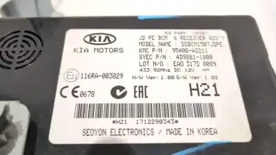 İkinci el araba yedek parçası elektronik modül için kia cee'd (jd) 1.4 mpi oem iam referansları 116ra003029  