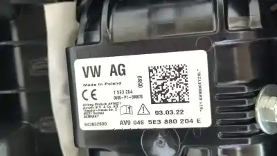 Peça sobressalente para automóvel em segunda mão kit airbag por skoda octavia iv (nx3, nn3) 2.0 tdi referências oem iam 5e4857007f 5e3880201aa 5e3880204e