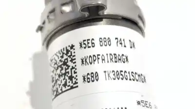 Peça sobressalente para automóvel em segunda mão kit airbag por skoda octavia iv (nx3, nn3) 2.0 tdi referências oem iam 5e4857007f 5e3880201aa 5e3880204e