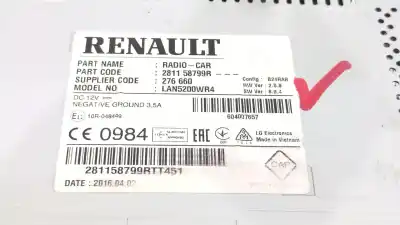 Second-hand car spare part gps navigation system for al de  oem iam references 281158799r  