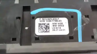 Second-hand car spare part switch for skoda octavia iv (nx3, nn3) 2.0 tdi oem iam references 5e3925200f 5e3 925 200 f 1034775820