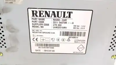 Автозапчасти б/у многофункциональный дисплей за renault captur i (j5_, h5_) 1.5 dci 90 ссылки oem iam 281154879r 2811 54879r lan5201wr1