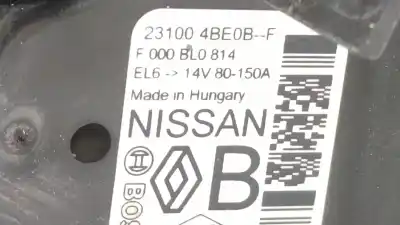 Автозапчасти б/у генератор за nissan qashqai ii suv (j11, j11_) 1.2 dig-t ссылки oem iam 231004be0b 23100 4be0b f000bl0814