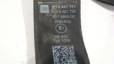 Автозапчастина б/у передній правий ремін безпеки для opel corsa e (x15) 1.4 (08, 68) посилання на oem iam 627585900  