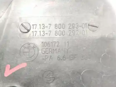 Second-hand car spare part coolant expansion tank for bmw x3 (e83) 2.0 d oem iam references 17137800292 17 13 7 800 292 17137800293