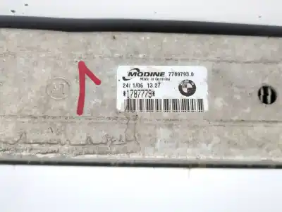 Second-hand car spare part intercooler for bmw x3 (e83) 2.0 d oem iam references 77897930 1787779 