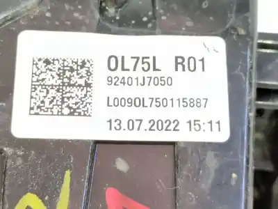 Second-hand car spare part left tailgate light for kia ceed (cd) 1.0 t-gdi oem iam references 92401j7050  