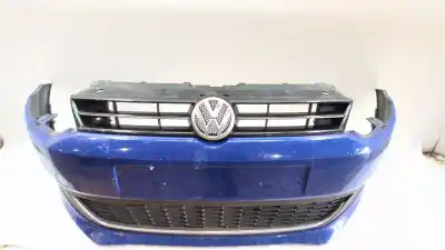 Pezzo di ricambio per auto di seconda mano PARAURTI ANTERIORE per VOLKSWAGEN POLO V (6R1, 6C1)  Riferimenti OEM IAM 6R0807221R 6R0 807 221 R COLOR EXTERIOR / Nº DE PINTURA F4 / D5E
