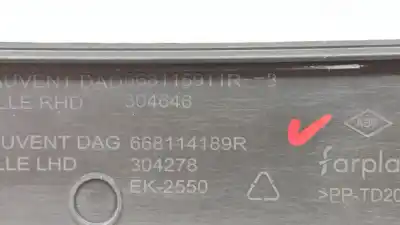 Автозапчастина б/у торпеда для renault clio v (b7_) 1.5 blue dci 100 (b7ad) посилання на oem iam 668114189r 668115911r 