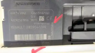 Peça sobressalente para automóvel em segunda mão comutador de ignição por renault captur i (j5_, h5_) 0.9 tce 90 referências oem iam 285904179r  