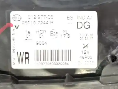 Автозапчасти б/у правая фара за renault captur i (j5_, h5_) 0.9 tce 90 ссылки oem iam 260107144r  