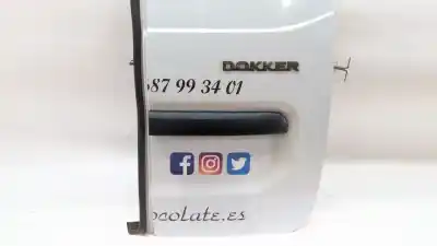 Автозапчастина б/у праві задні двері для dacia dokker monospace (ke_) 1.5 dci (keaj, keah) посилання на oem iam 901006293r  color carrocería ov369 - ice white bc