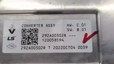 Pezzo di ricambio per auto di seconda mano trasformatore di energia per dacia duster (hs_) 1.2 tce 125 4x4 riferimenti oem iam 292a00302r 120058594  Pezzo di ricambio per auto di seconda mano trasformatore di energia per dacia duster (hs_) 1.2 tce 125 4x4 riferimenti oem iam 292a00302r 120058594