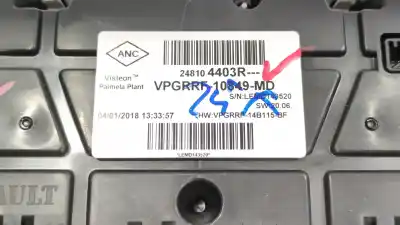 Peça sobressalente para automóvel em segunda mão quadrante por renault captur i (j5_, h5_) 0.9 tce 90 referências oem iam 248104403r  